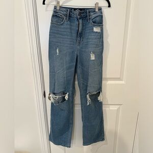 Hollister Ultra High Rise Dad Jean - Hollister Vintage Stretch - 00R
